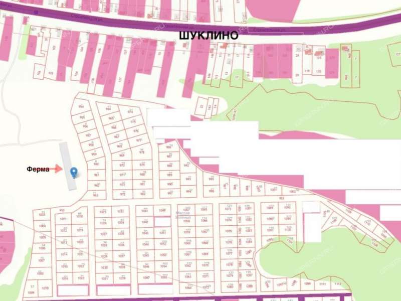 земельный участок 1 400 соток Зеленый массив деревня Шуклино